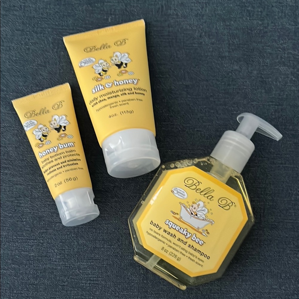 Never used brand new Bella B’s baby products